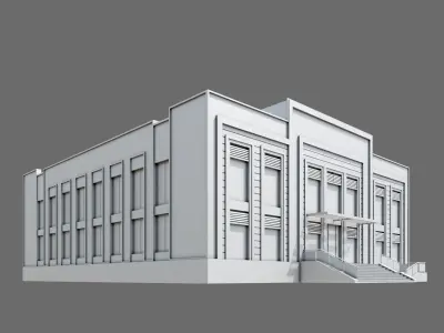 Office Building ID023 3D model