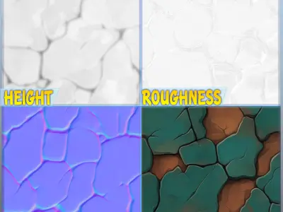 Stylized Floor Seamless Texture Texture 13