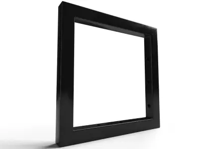 Modern Geometric Square Shelf Bracket 2 color 3D model