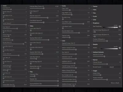 Concrete Wall - Vol 07 - Maps - SBsar Texture