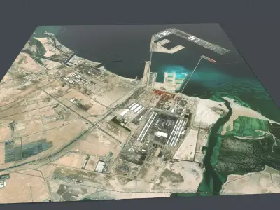 Cityscape EGA AlTaweelah  Dubai United Arab Emirates 3D model