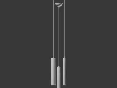 Cylindrical Led Pendant 3D model