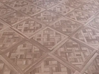 Parquet - Laminate - Wooden floor 2 in 1 Low-poly 3D model