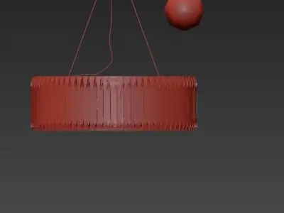 MATHENY CHANDELIER by DELIGHTFULL Gold 3D model