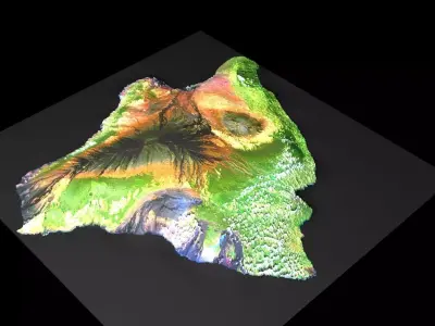 Hawaii Island 3D model
