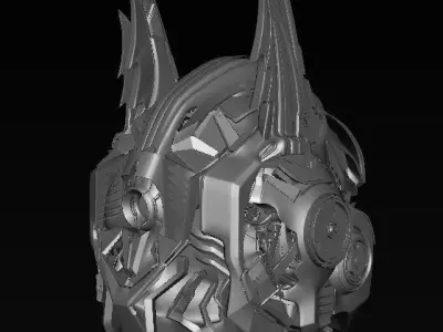Robot Head Optimus Prime 3D model