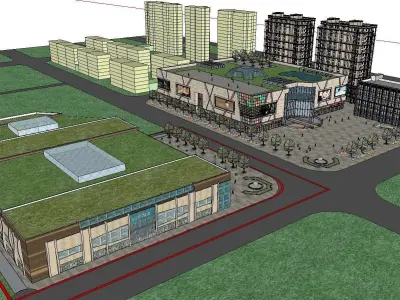 vacation spot-Resort-Fashion Leisure Hotel-0171 3D model