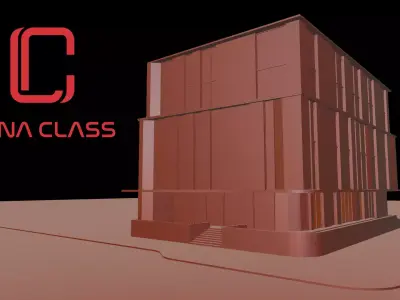 Luna Class Exterior 3D Model Free 3D model