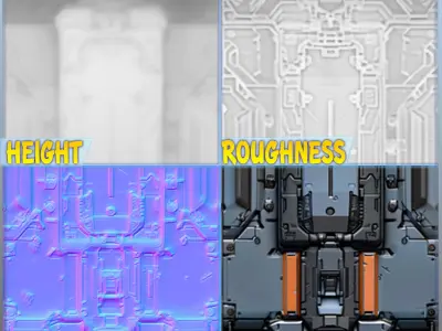 Sci-FI Seamless Texture Texture 3