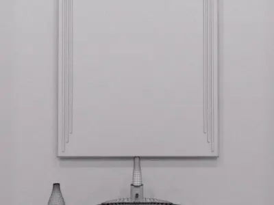 Illuminated Mirror 35 3D model