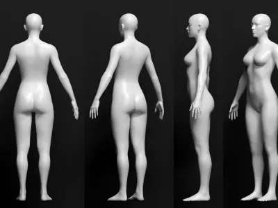 Tattoo Artist Body Pack 3D model