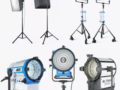 Studio Light Pack 3D model