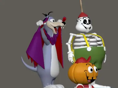 Dingbat and the Creeps vampire dog 3D print model