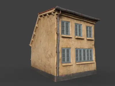 European House A2 3D model-texture 3D model