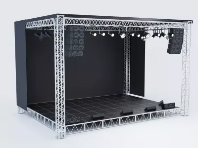 Concert Stage 01 3D model