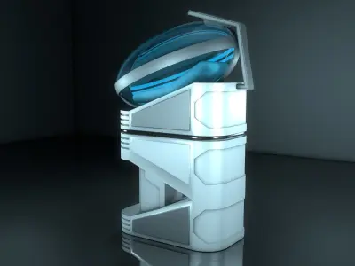 Sci Fi Incubation Chamber 3D model