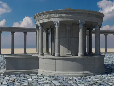 Tyche Temple  3D model