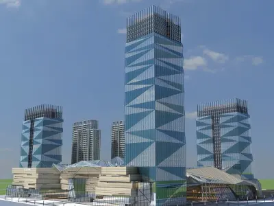 Cityscape 7 3D model