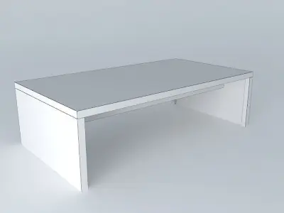 Coffe Table DOORS HLAW 120 35 BRW Milano Oak 3D model