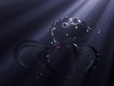 Robotic octopus 3D model