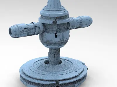 Moon Base Droid Relay Dome  3D model