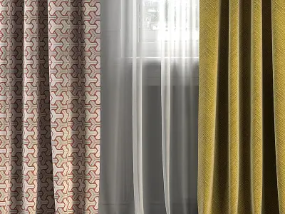 Curtain Set 250 3D model