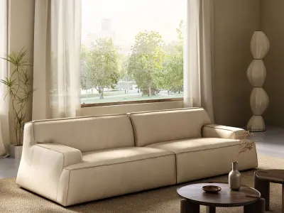 Industrial Living Interior scene 3D model