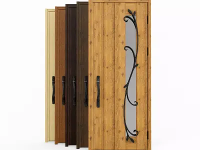 YKK AP Venato D30 N11T Japanese Entrance Door 3D model