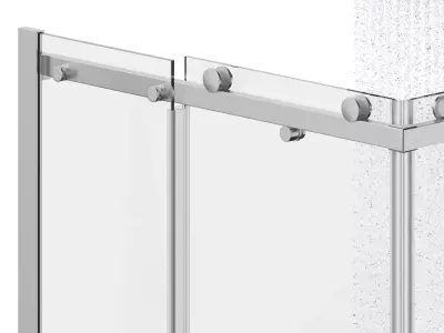 Shower nooks and the door to the niche of Cezares Stylus 3D model