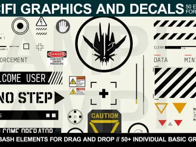 Ultimate Sci-fi Decals Bundle Texture