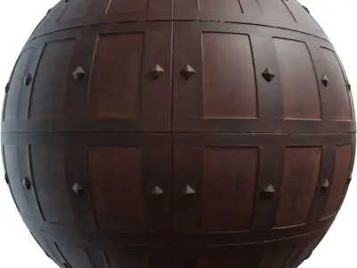 Medieval Studded Door Panels  Texture