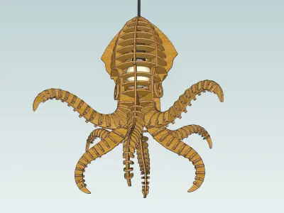 Cuttle light 3D model