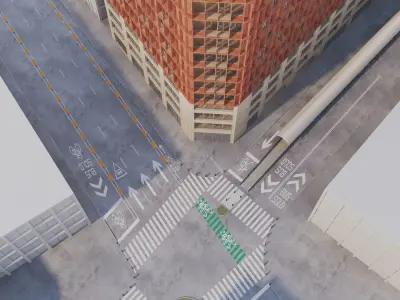 Apartments Building 3D model