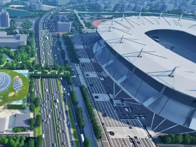 Stadium - Sports Park District 3D model