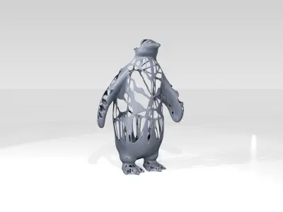 Penguin Dust Voronoi 3D model