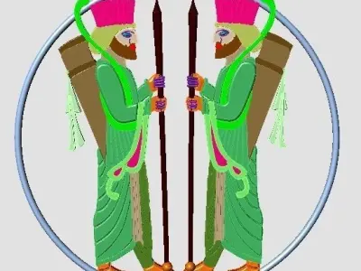 PendantAchaemenian 3D print model