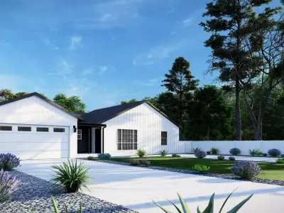  3D Exterior Scene 3D model design garden and landscape 3D model 5