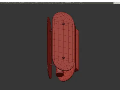 LURE SCONCE Low-poly 3D model
