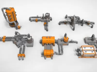 Sci Fi Modular Environment 14 3D model