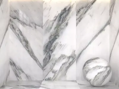 Calacatta cream marble 3D model