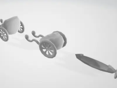 gondola carriage 3D model