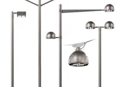 Iguzzini street lights 3D model