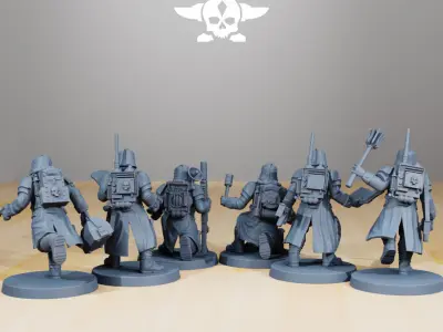 GrimGuard Supporters 3D print model