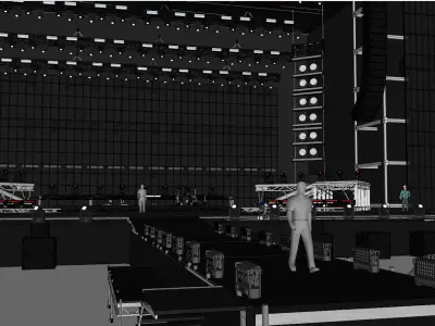 guts tour spilled lollapalooza argentina  3D model