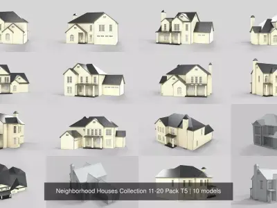 Cottage House Design Collection 11-20 Pack T5