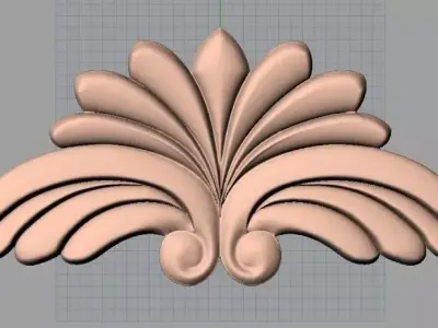 Woodworking CNC Router 3D Relief STL models used for artcam E419 3D model