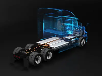  EV Semi-Truck X-ray 