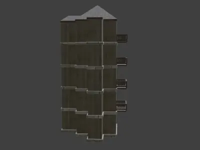 House Model 100 Low-poly 3D model