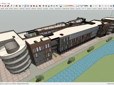 Sketchup Shopping Center G5 3D model