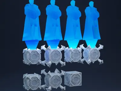 Holocrons One-Twelfth Scale 3D print model